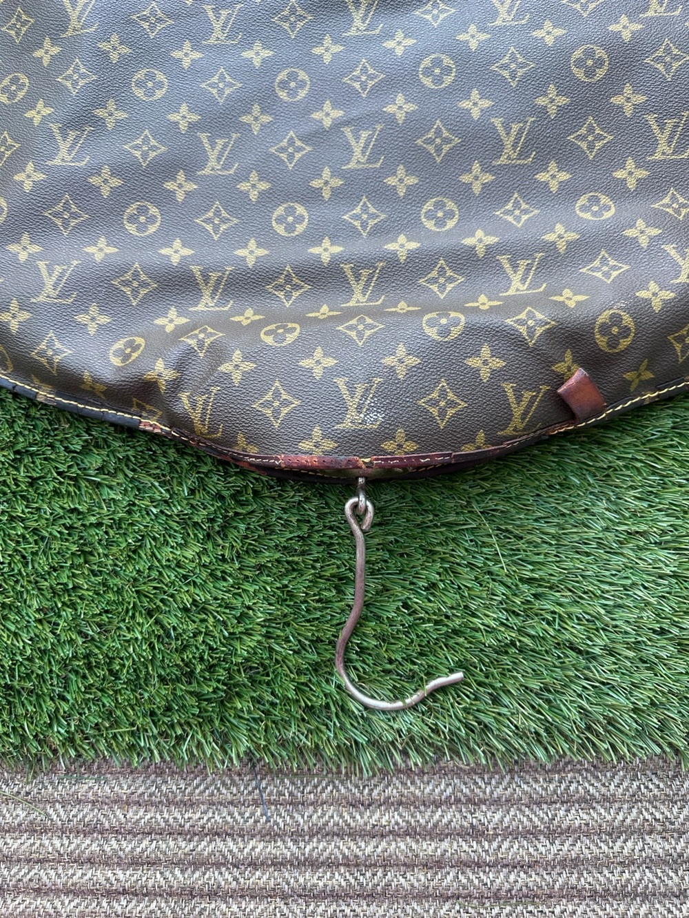 Louis vuitton garment bag 1970’s vintage to repair - Picture 3 of 16